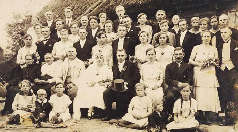 Hochzeitsfeier der Familie Somplatzki, Masuren, am 18. Mai 1932