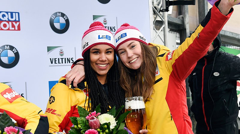 Deutscher Dreifach-Sieg im Zweierbob der Damen - Hier Laura Nolte/Deborah Levi Platz 3 | Bild: ©Dietmar_Reker