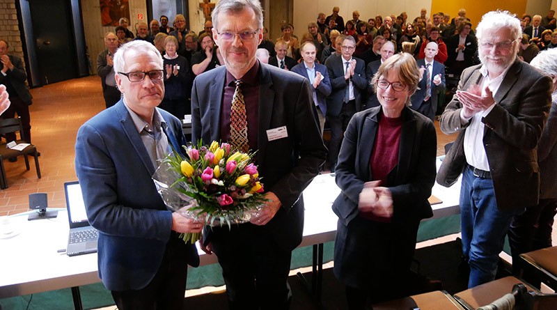 Superintendent Dieter Tometten mit Thomas Gano, Kathrin Koppe-Bäumer und Albert Sommerfeld