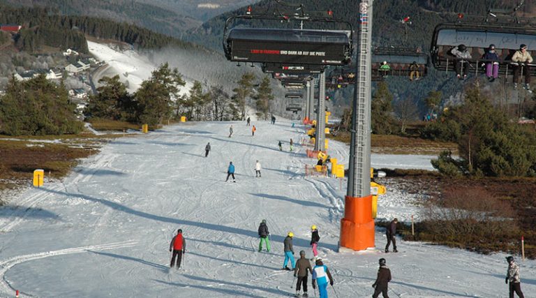 Das vergangene Wochenende im Skigebiet Willingen