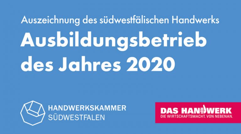 Ausbildungsbetrieb des Jahres 2020 gesucht