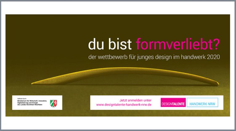 DESIGNTALENTE – Der Wettbewerb für junges Design im Handwerk