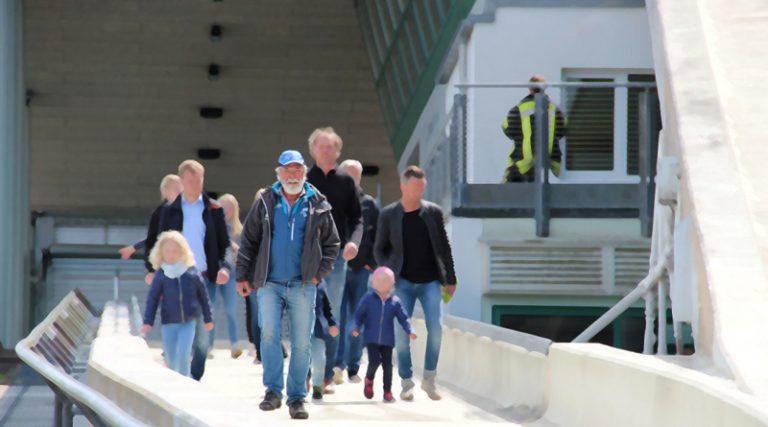 Die Veltins Eisarena aus der Luft