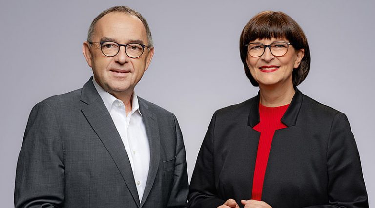 Norbert Walter-Borjans und Saskia Esken