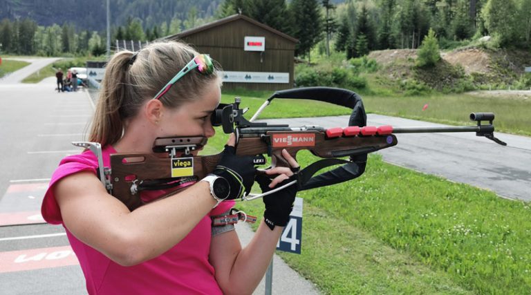 Biathletin Jana Fiedler