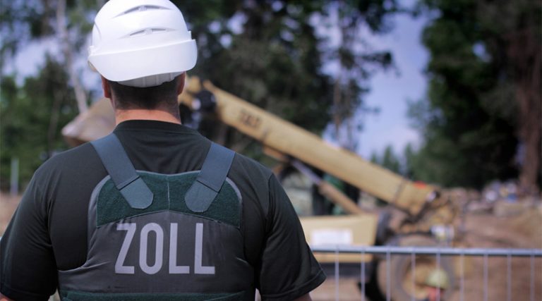 Zoll auf Baustelle