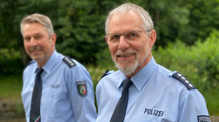 PHK Stefan Trelle und PHK Dieter Horn
