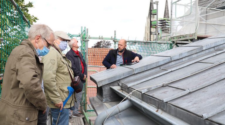 Fummelarbeit an der Hohnekirche