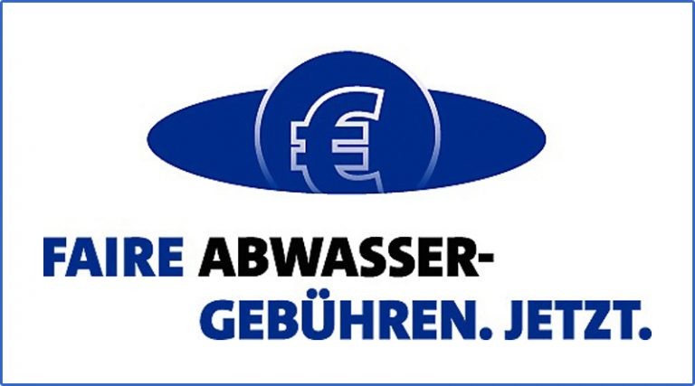 Faire Abwassergebüren jetzt