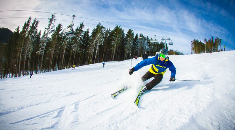 Wintersport Vergnügen