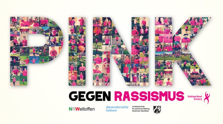 Pink gegen Rassismus