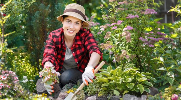 Gartenarbeit