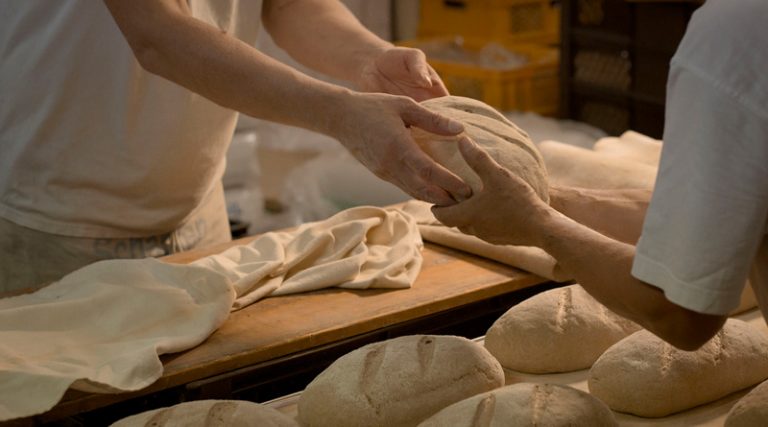 Rohlinge in der Bäckerei