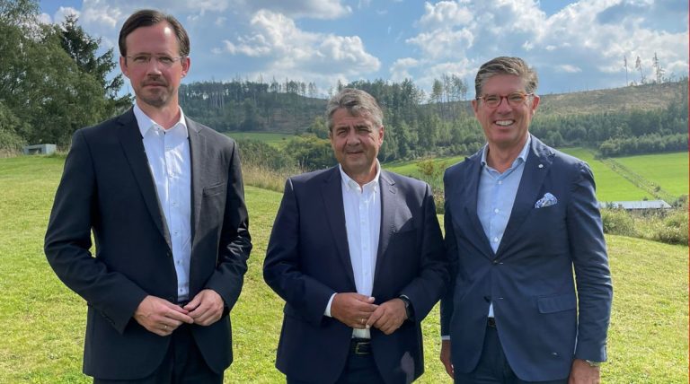 Sigmar Gabriel zu Besuch im Sauerland