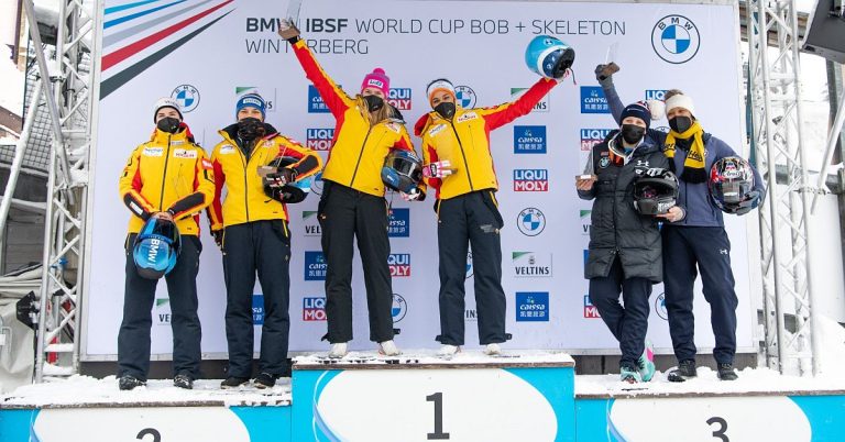 Podium der Frauen