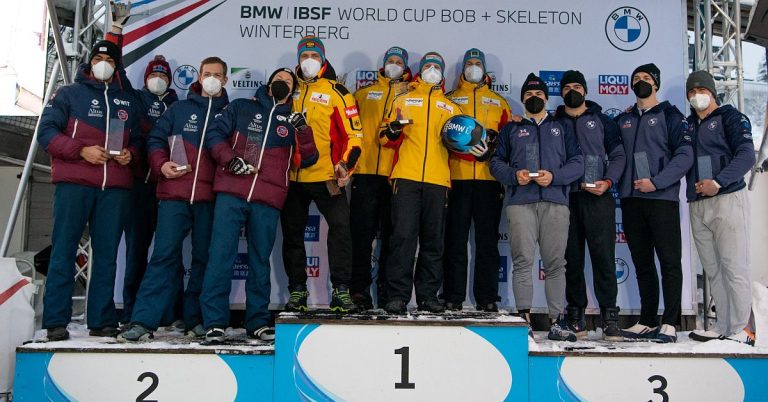 Podium der Männer