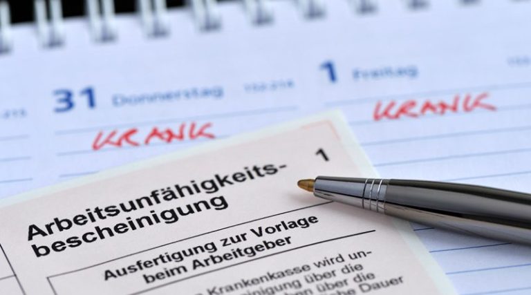 AU Arbeitsunfaehigkeitsbescheinigung