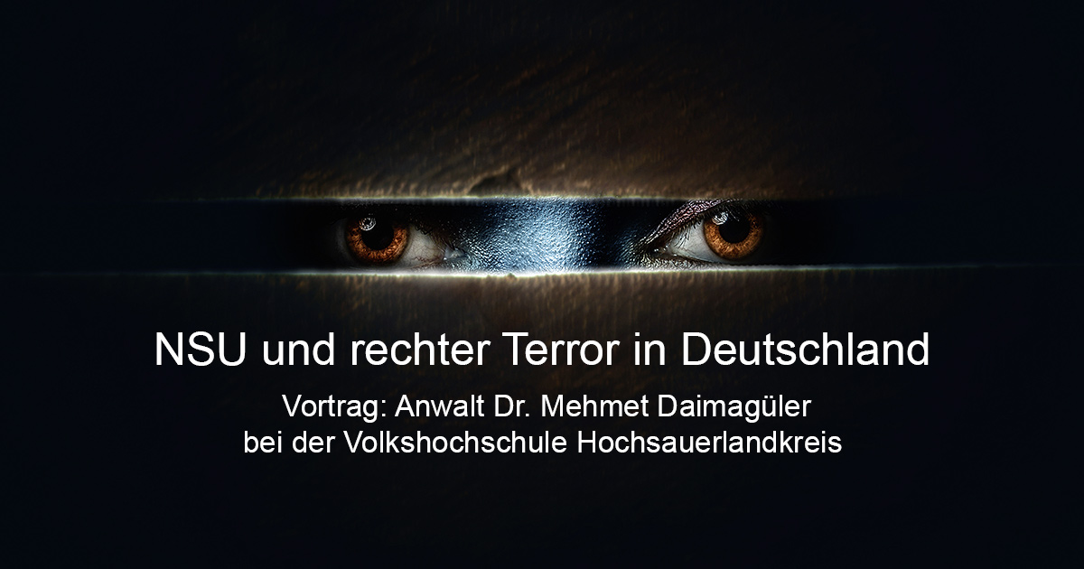 NSU und rechter Terror in Deutschland