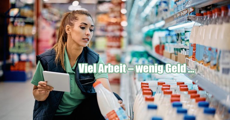 viel Arbeit wenig Geld