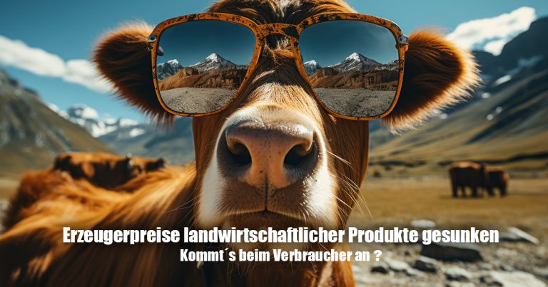 Erzeugerpreise landwirtschaftlicher Produkte gesunken