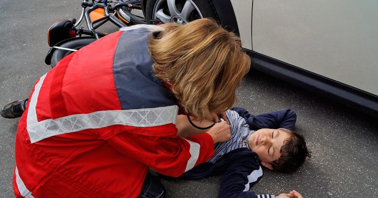 im Strassenverkehr verunglueckte Kinder