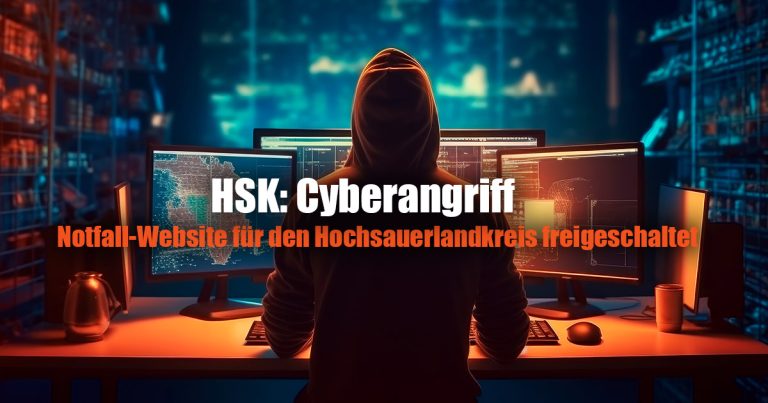 Cyberangriff Notfall Seite