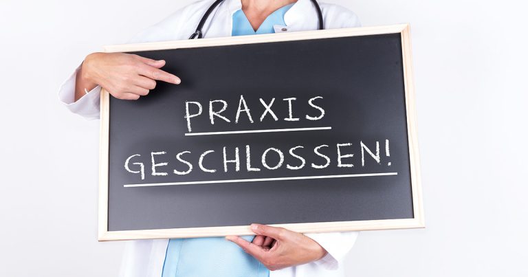 Praxis geschlossen