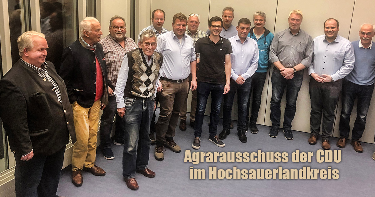 Agrarausschuss der CDU im Hochsauerlandkreis