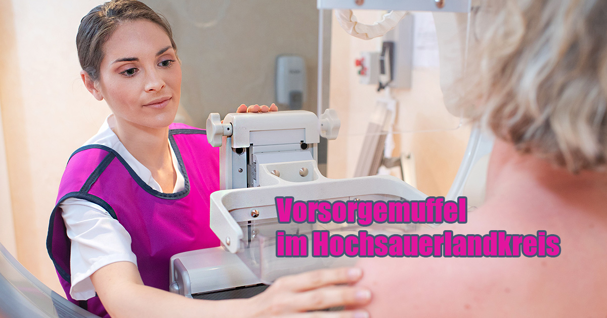 Vorsorgemuffel im Hochsauerlandkreis