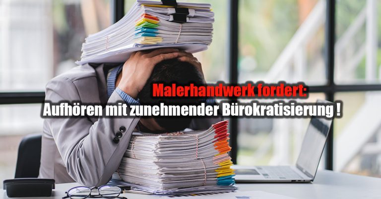 Aufhoeren mit zunehmender Buerokratisierung