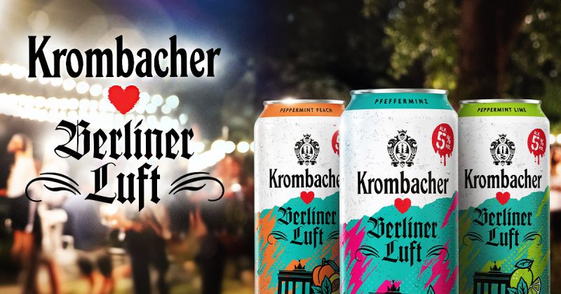 Krombacher launcht 3 außergewöhnliche Biermix-Getränke