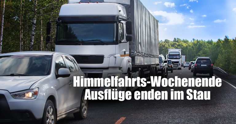 Himmelfahrts Wochenende Ausfluege enden im Stau