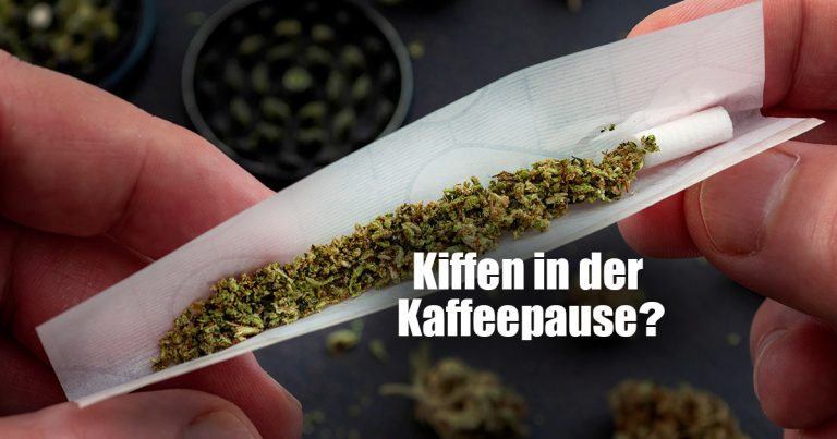 Kiffen in der Kaffeepause