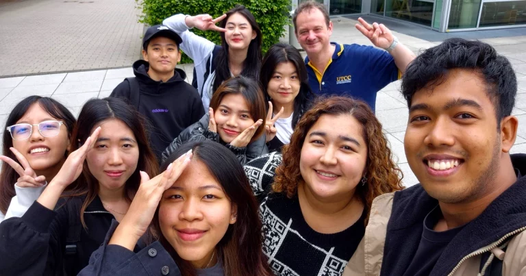 Selfie auf dem Campus in Meschede